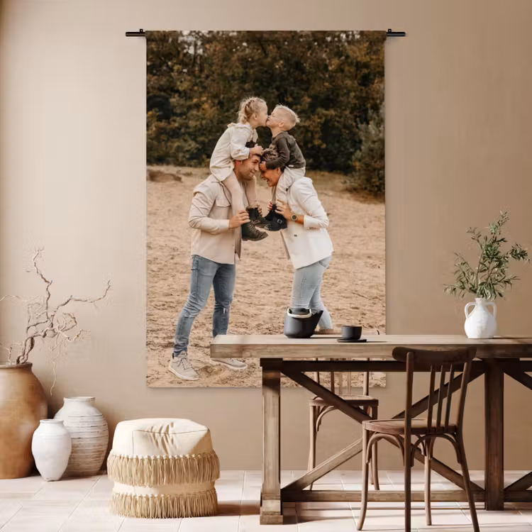 Foto auf Wandteppich — 4