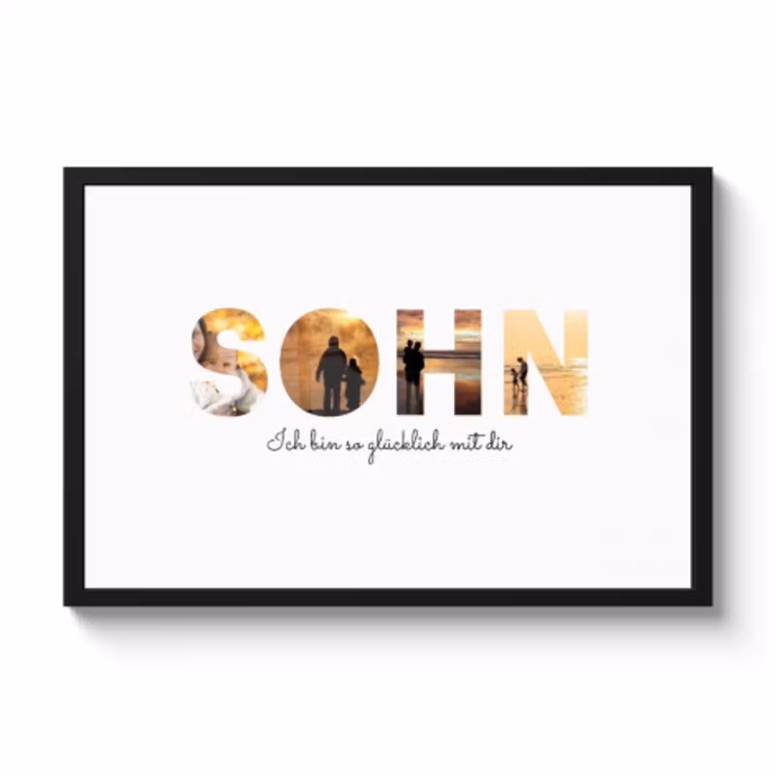 Poster mit Rahmen – Sohn — 1