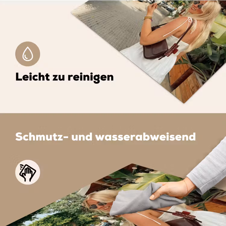 2-in-1 Herdabdeckplatte & Spritzschutz mit eigenem Foto — 7