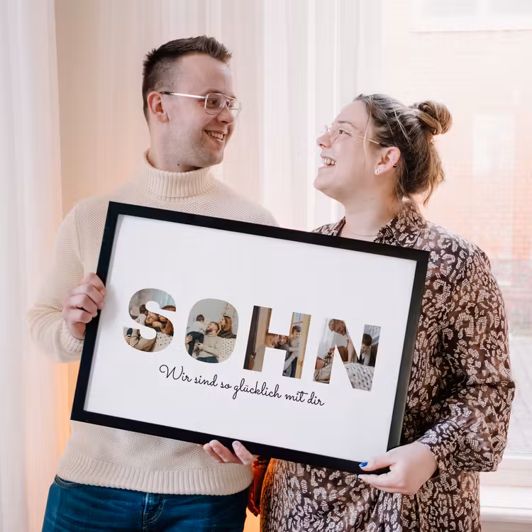 Poster mit Rahmen – Sohn — 5