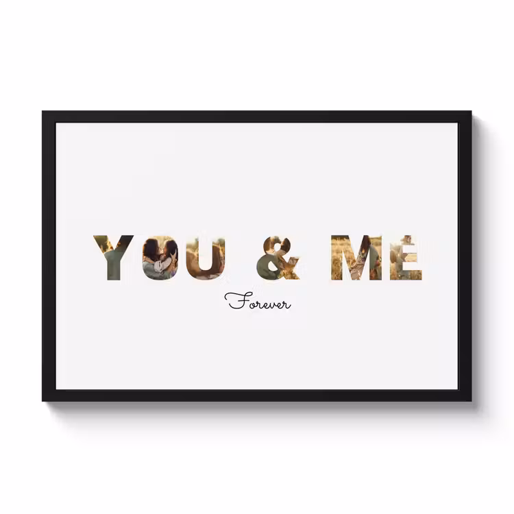 Poster mit Rahmen – You & Me — 1
