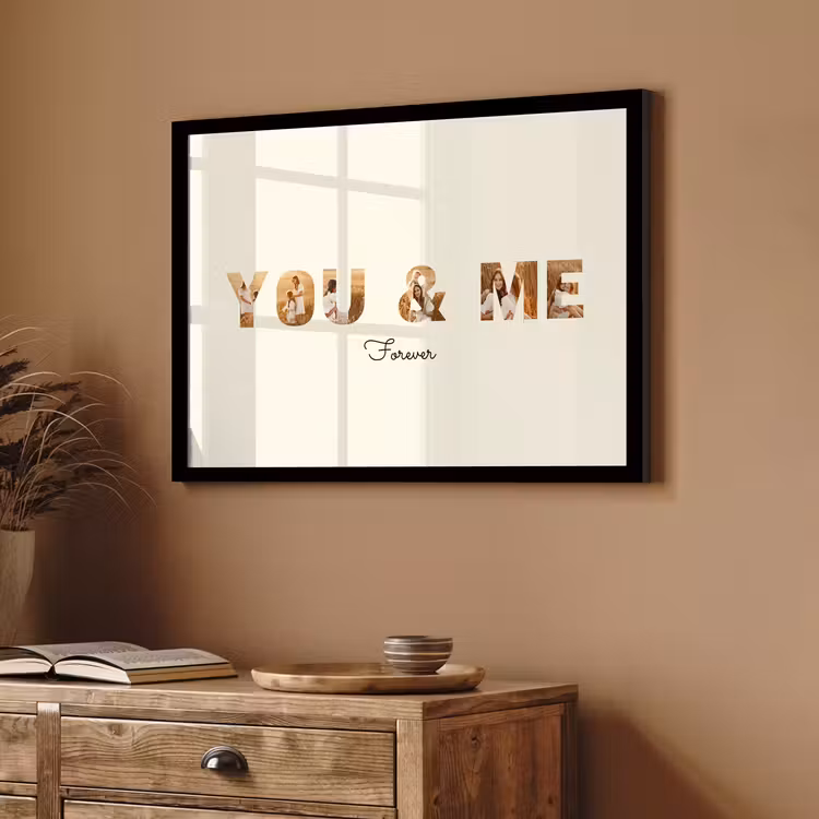 Poster mit Rahmen – You & Me — 3