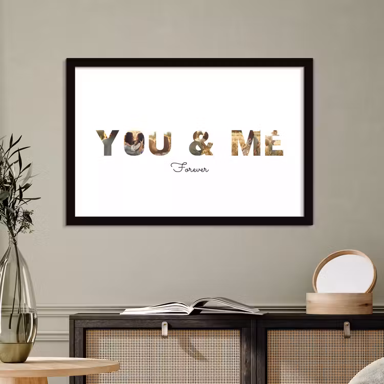 Poster mit Rahmen – You & Me — 4