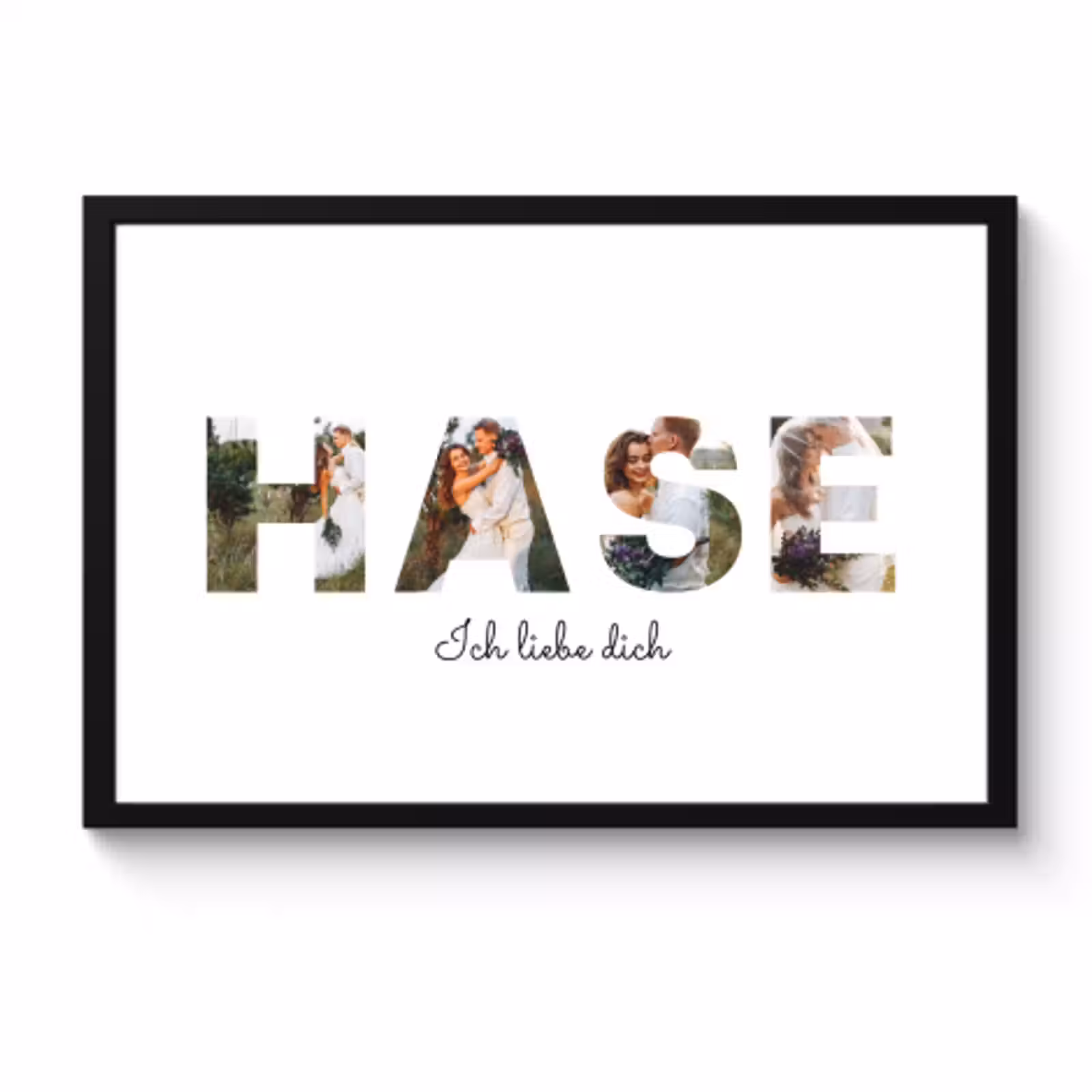 Poster mit Rahmen - Hase — 1