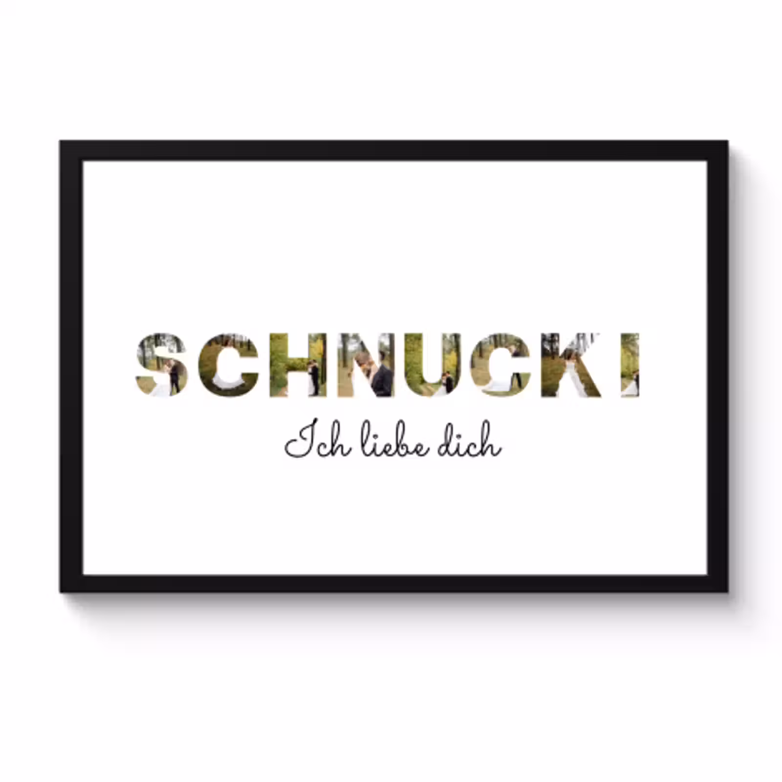 Poster mit Rahmen - Schnucki — 1