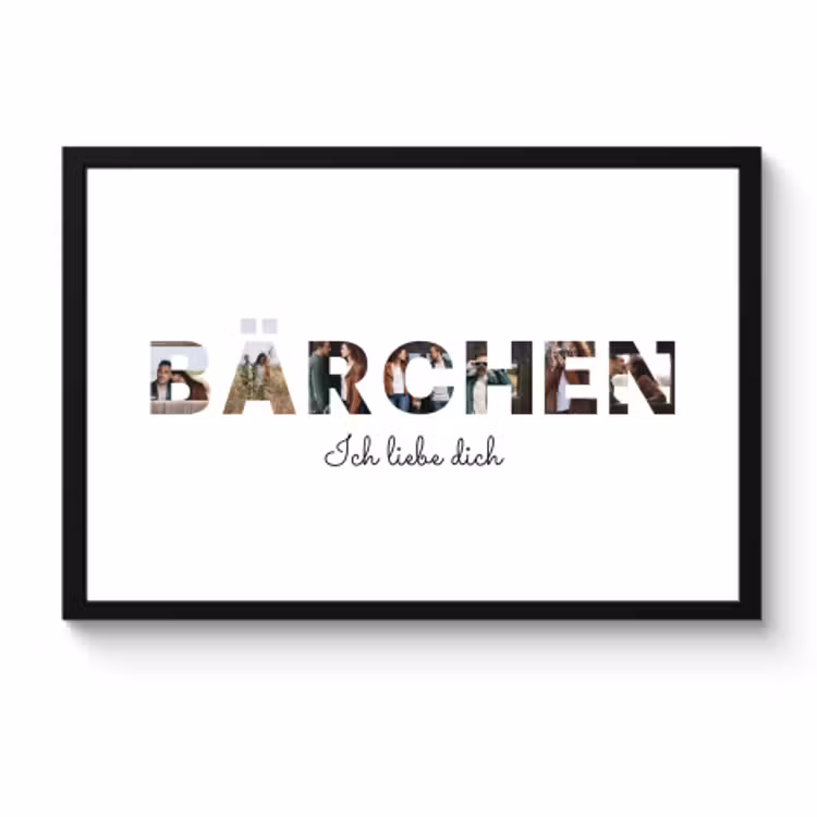 Poster mit Rahmen - Bärchen — 1