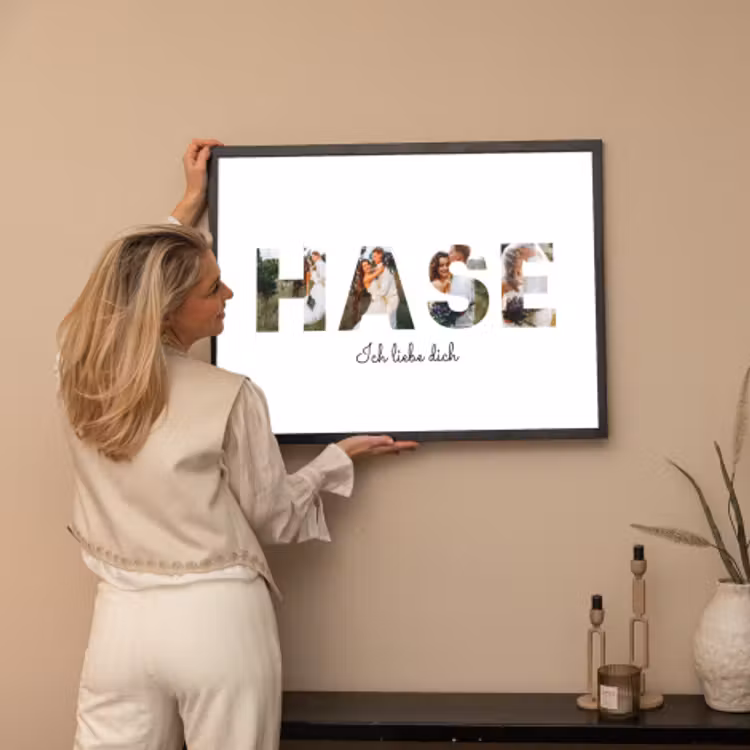 Poster mit Rahmen - Hase — 3