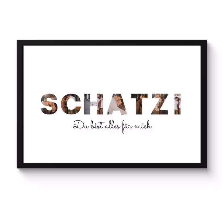 Poster mit Rahmen - Schatzi — 4