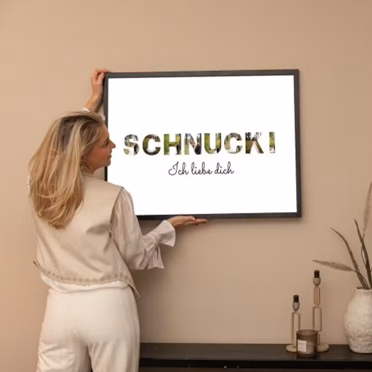 Poster mit Rahmen - Schnucki — 3