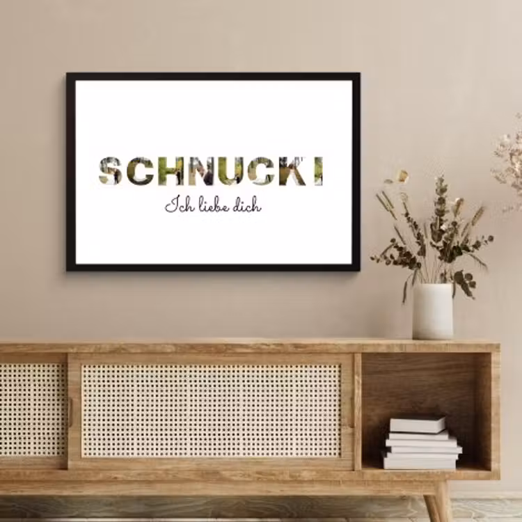 Poster mit Rahmen - Schnucki — 4