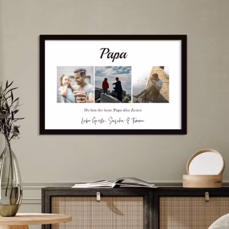 Poster mit Rahmen - Collage horizontal — 2