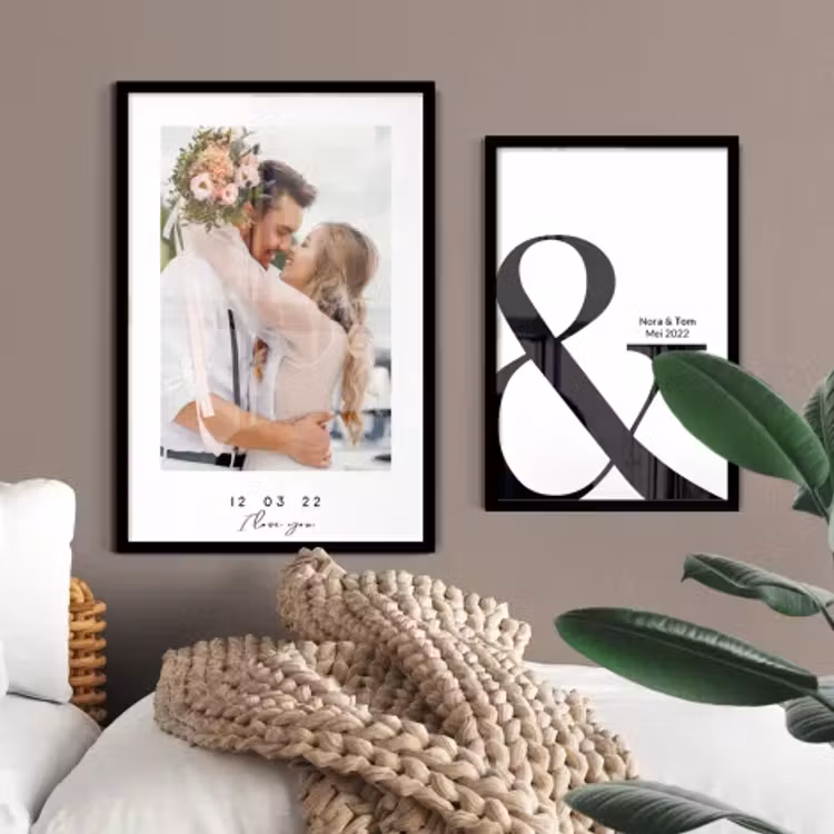 Personalisierte poster Hochzeit — 4