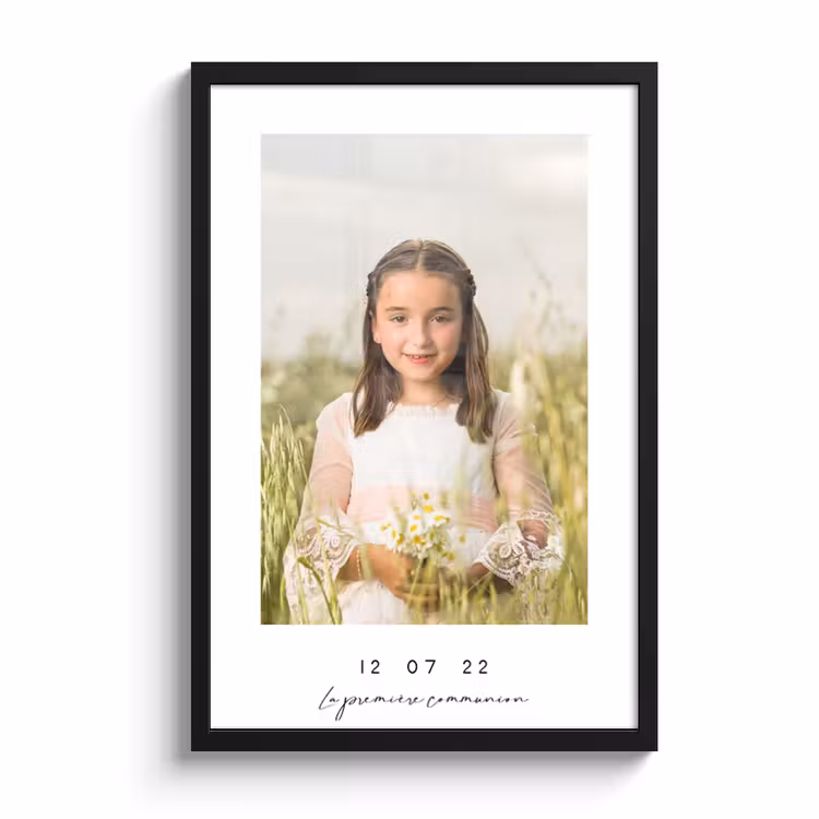 Personalisierte poster Kommunion — 2
