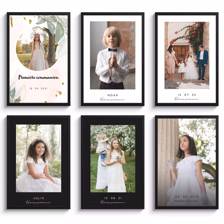 Personalisierte poster Kommunion — 4