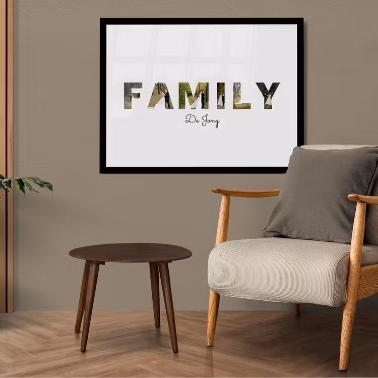 Poster mit Rahmen – Family — 2