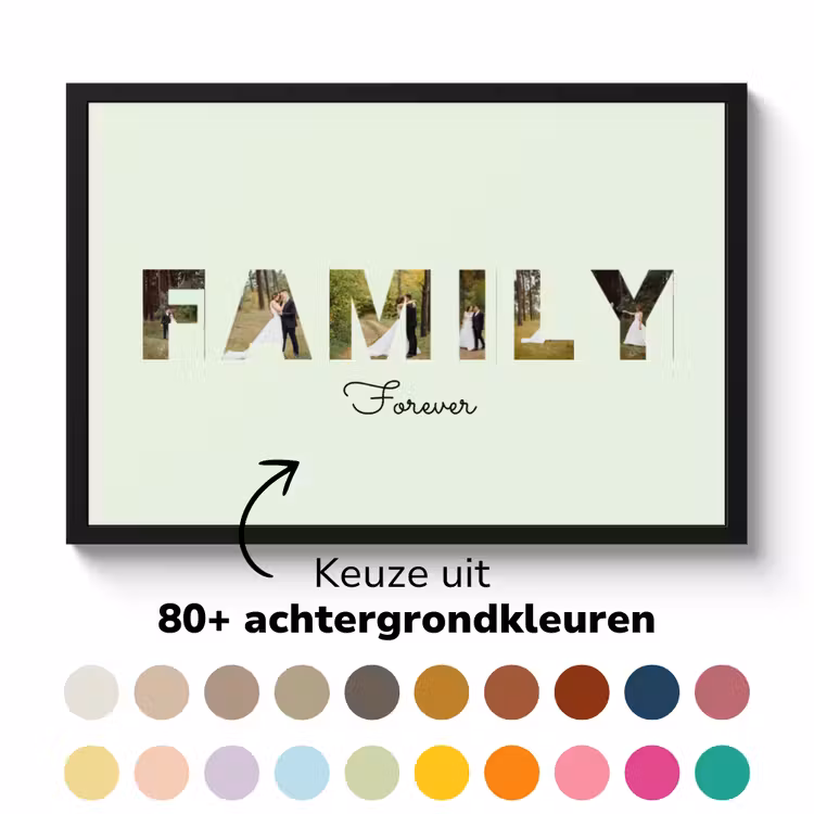 Poster mit Rahmen – Family — 5