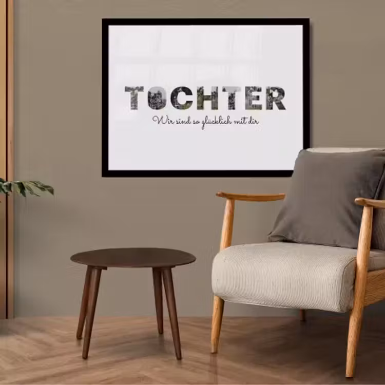 Poster mit Rahmen – Tochter — 3