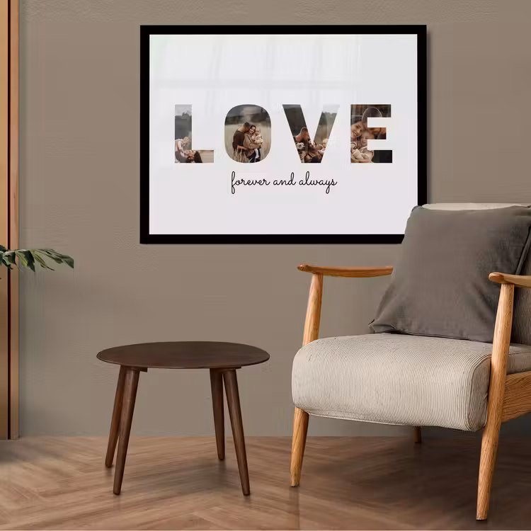 Poster mit Rahmen - Love — 3
