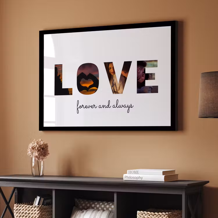 Poster mit Rahmen - Love — 4