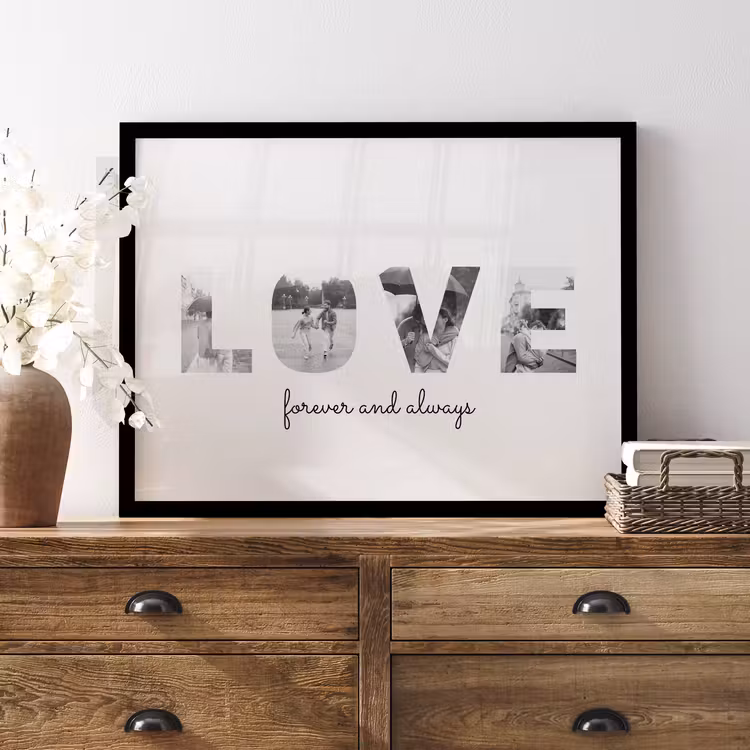 Poster mit Rahmen - Love — 5