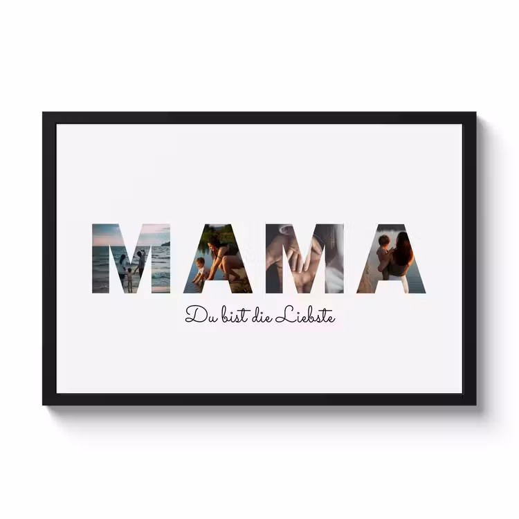 Poster mit Rahmen - Mama — 1