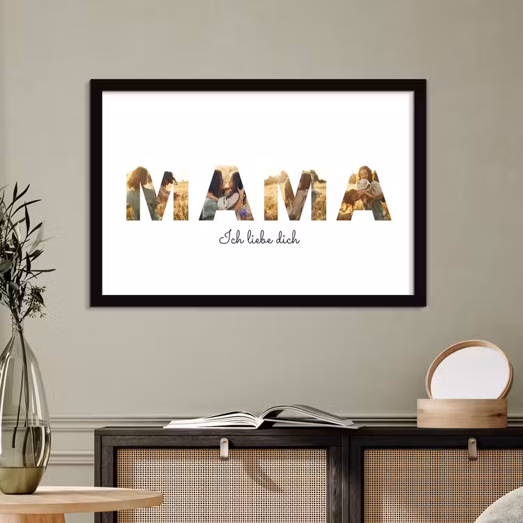 Poster mit Rahmen - Mama — 4