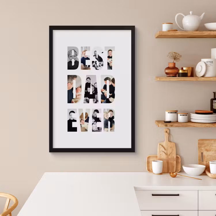 Poster mit Rahmen – Bester Papa aller Zeiten — 4