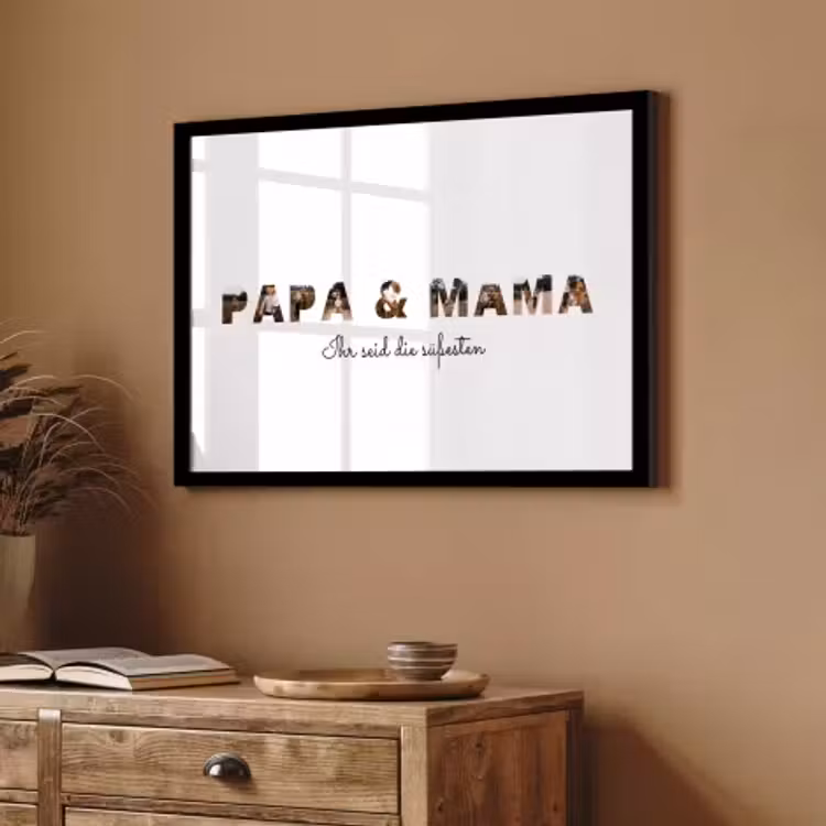 Poster mit Rahmen - Papa & Mama — 3