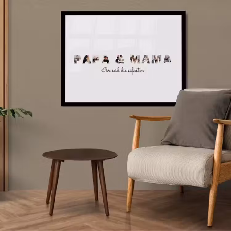 Poster mit Rahmen - Papa & Mama — 4