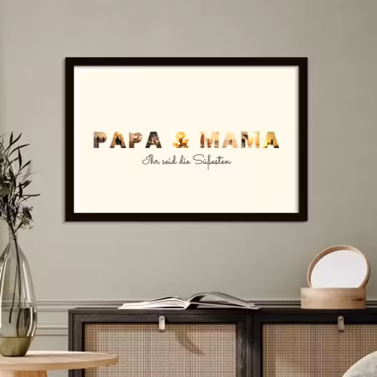 Poster mit Rahmen - Papa & Mama — 5