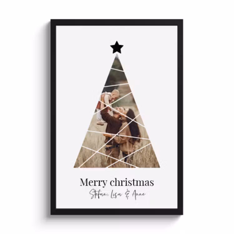 Poster mit Rahmen – Weihnachtsbaum — 1