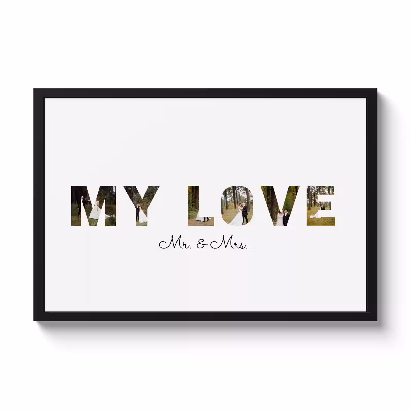 Poster mit Rahmen – My Love — 1