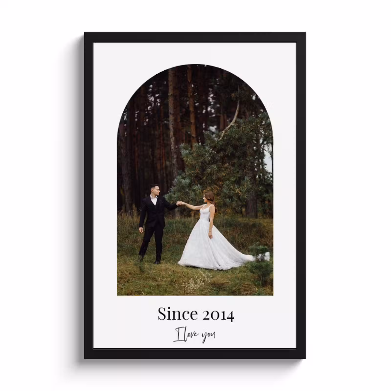 Poster mit Rahmen – Oval — 1