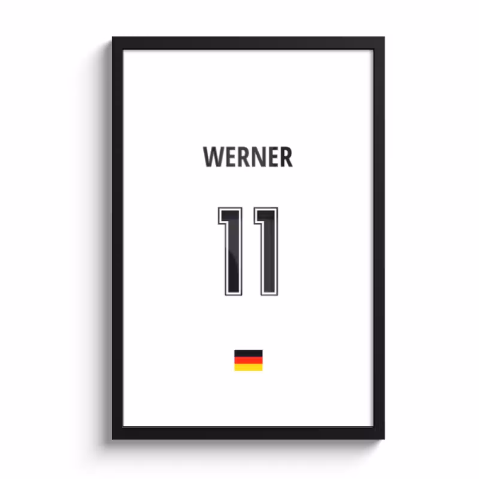 Poster mit Rahmen - Rückennummer — 1