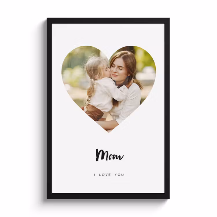 Poster mit Rahmen - Herz — 3