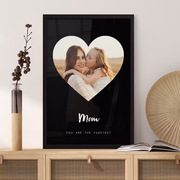 Poster mit Rahmen - Herz — 4