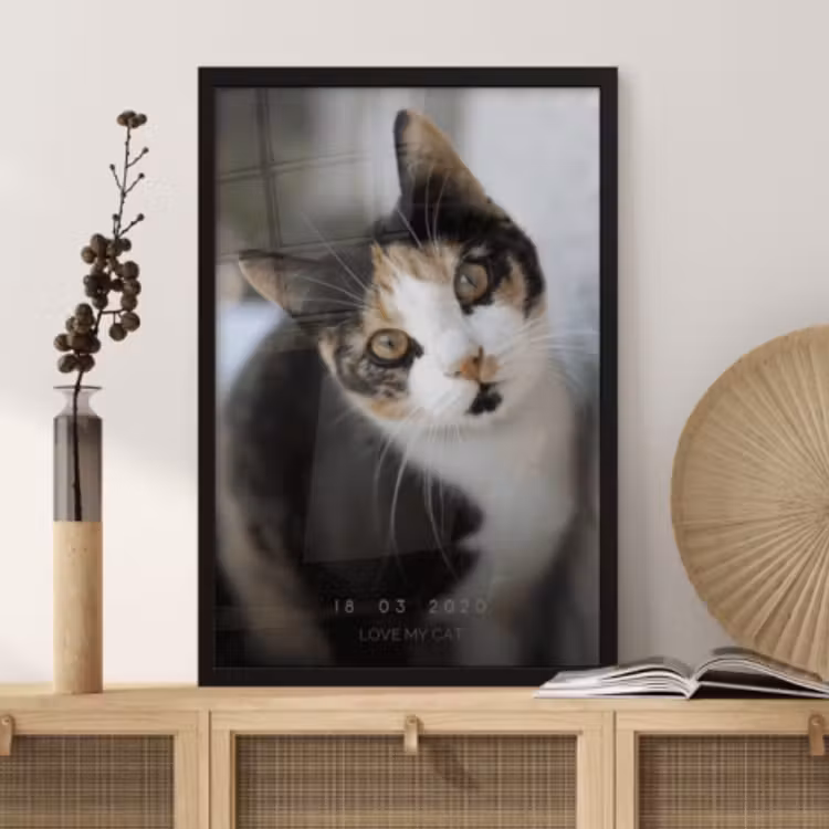 Poster mit Rahmen - Keine Umrandung mit Text — 2