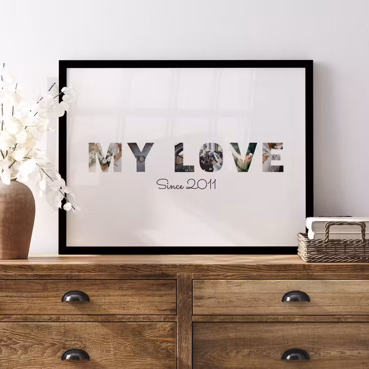 Poster mit Rahmen – My Love — 3