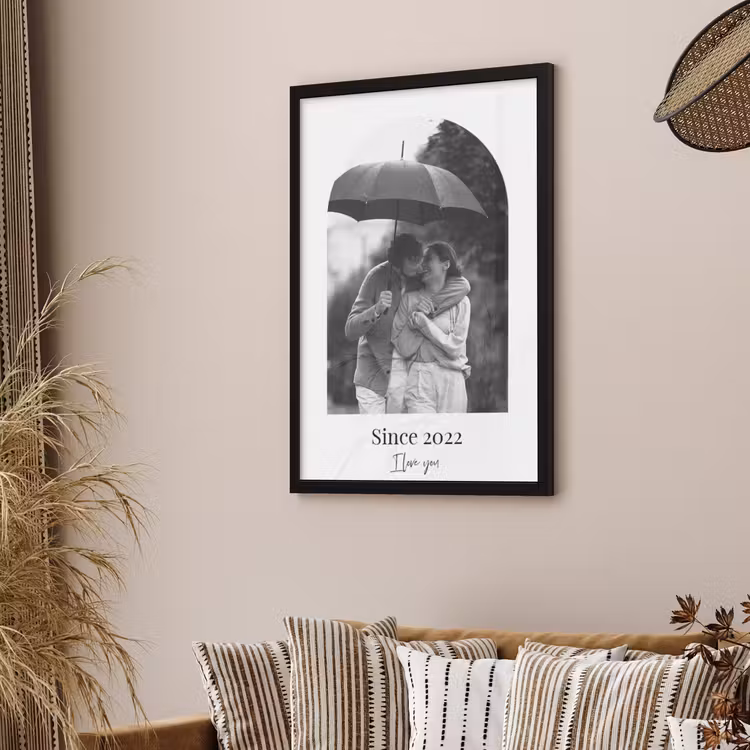 Poster mit Rahmen – Oval — 2