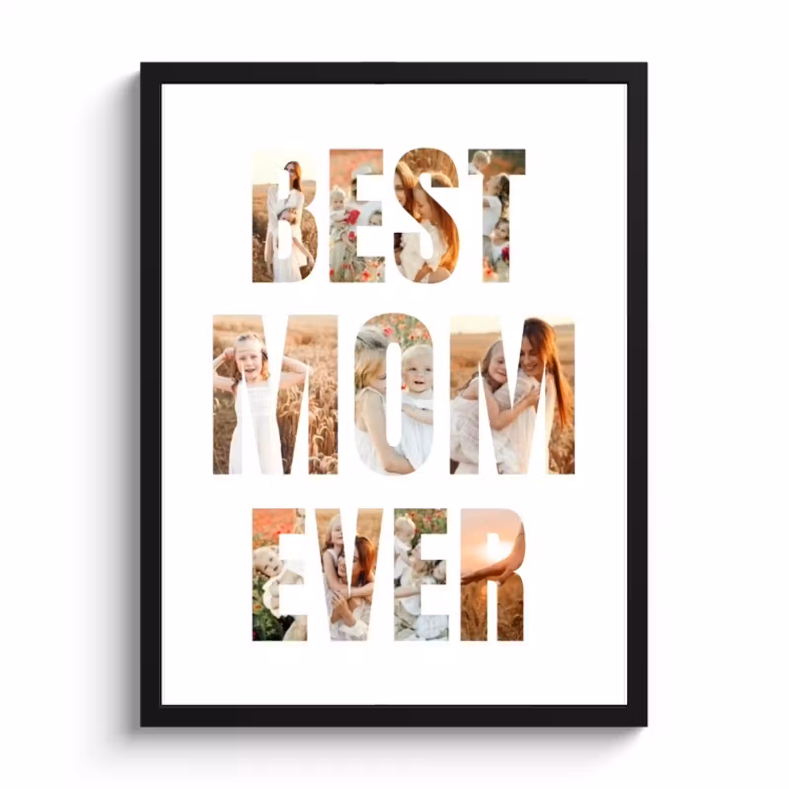 Poster mit Rahmen – Beste Mama aller Zeiten — 1