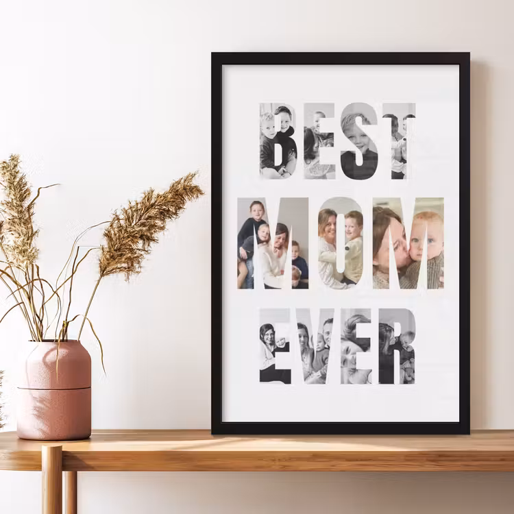 Poster mit Rahmen – Beste Mama aller Zeiten — 2
