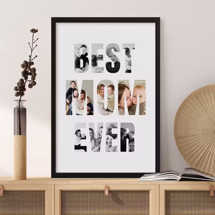 Poster mit Rahmen – Beste Mama aller Zeiten — 4
