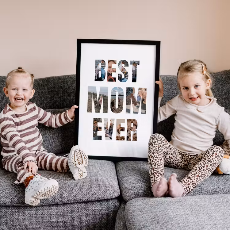 Poster mit Rahmen – Beste Mama aller Zeiten — 5