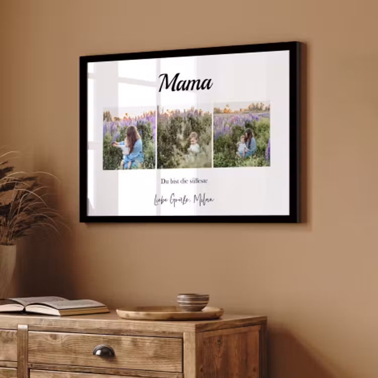 Poster mit Rahmen - Collage horizontal — 1