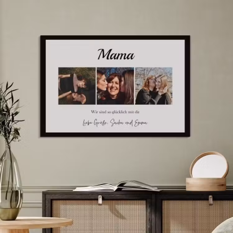 Poster mit Rahmen - Collage horizontal — 3