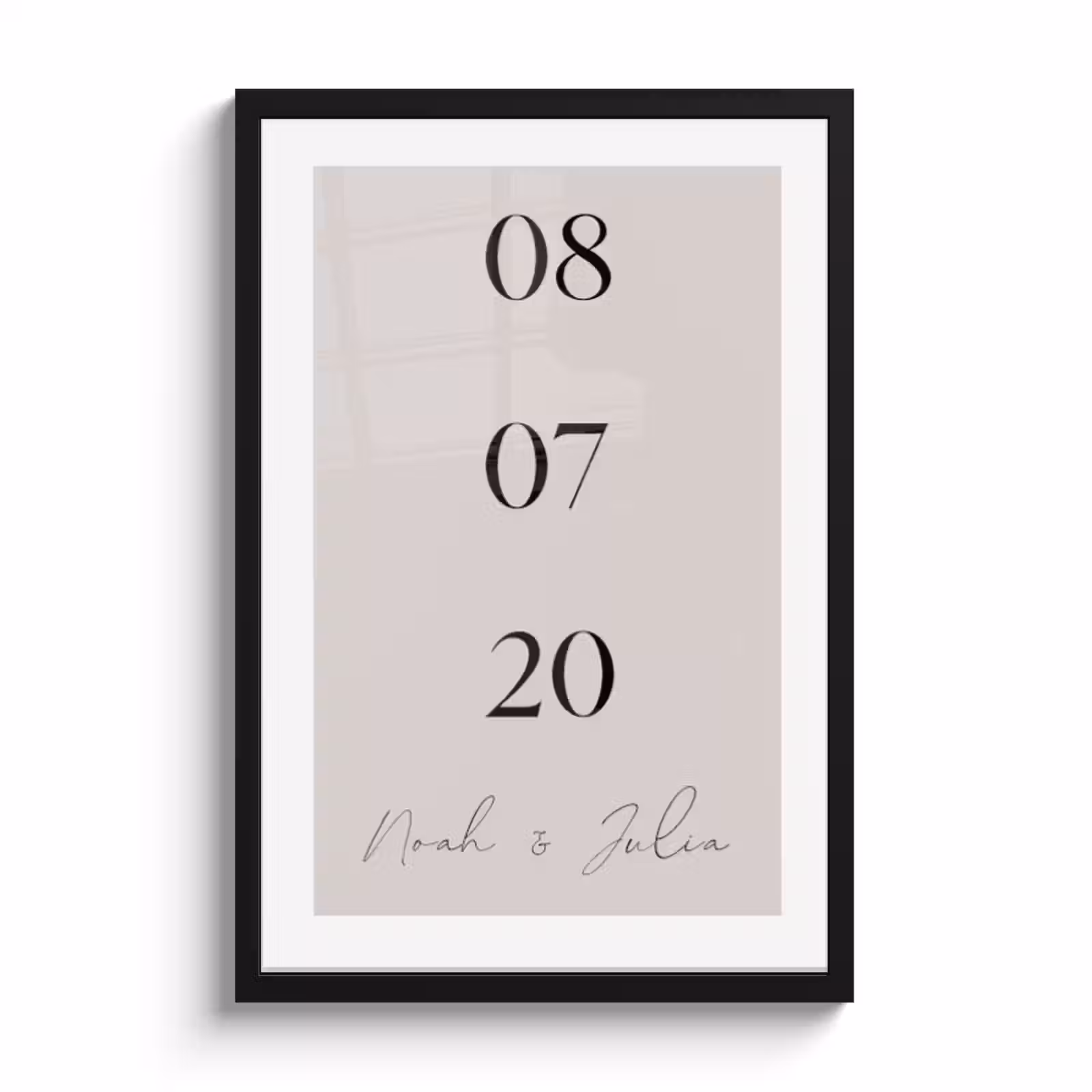 Poster mit Rahmen - Daten — 1