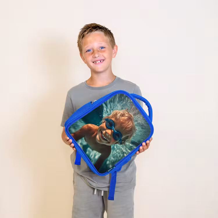 Rucksack blau mit foto — 3
