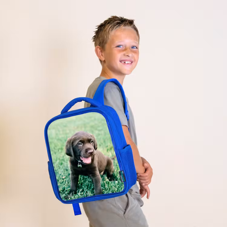 Rucksack blau mit foto — 4
