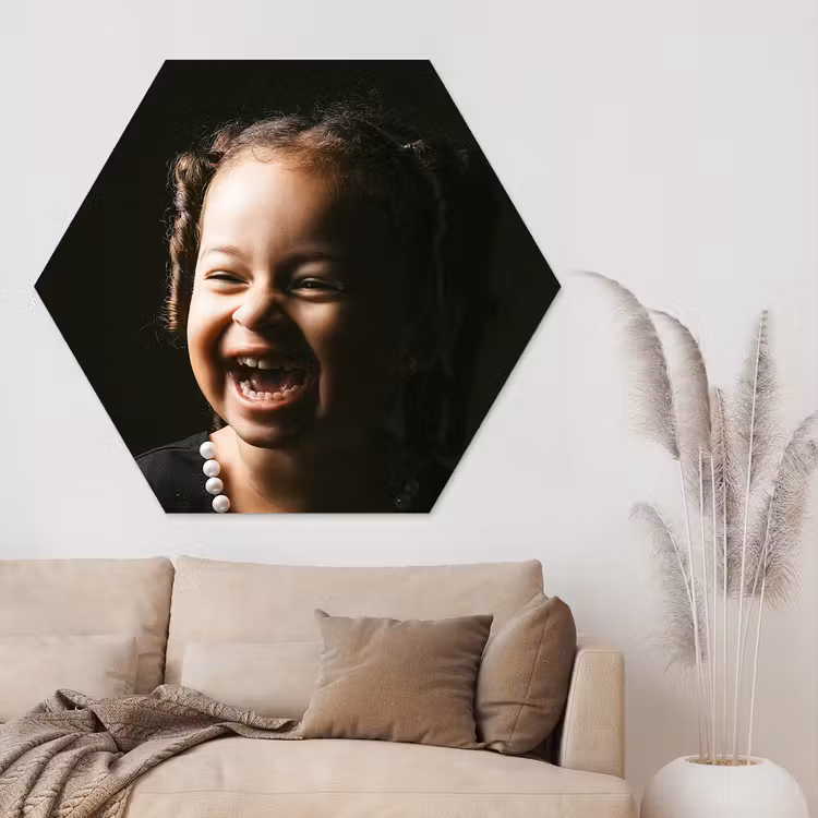 Foto auf alu dibond Hexagon XL — 2