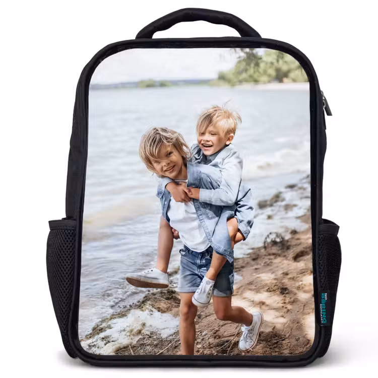 Rucksack schwarz mit foto — 1